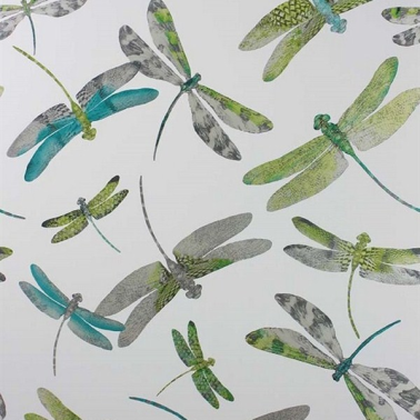 Papel de parede W6650-01-dragonfly dance - MATTHEW WILLIAMSON