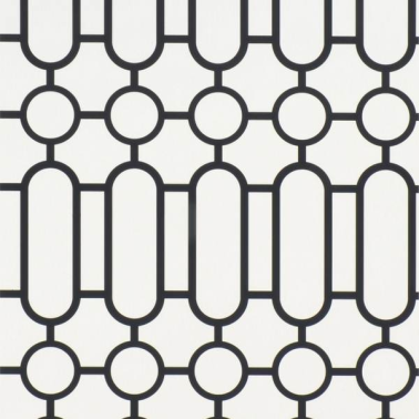 Carta da Parati P537-03 PORDEN - BLACK AND WHITE - Designers Guild