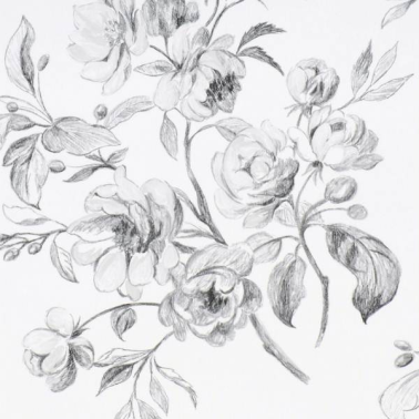 Carta da Parati P540-01 WATELET - BLACK AND WHITE - Designers Guild