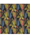 Fabric HAMA131523-congo-flamingo indigo olive Harlequin