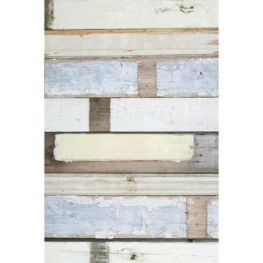 Papel de parede Scrapwood White - STUDIO DITTE