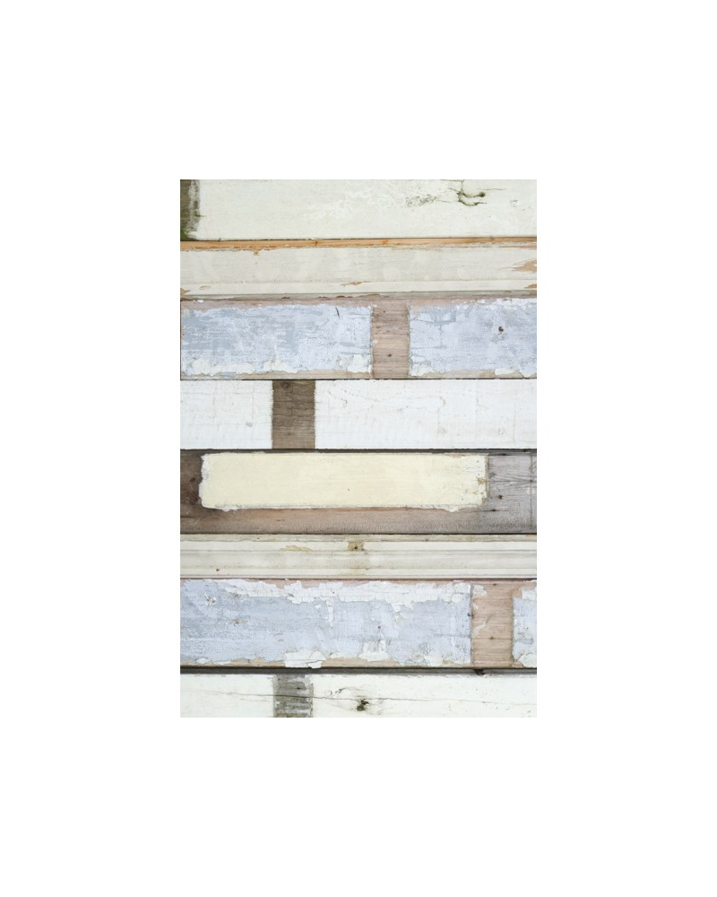 Tapete Scrapwood White - STUDIO DITTE