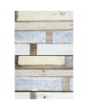 Tapete Scrapwood White - STUDIO DITTE