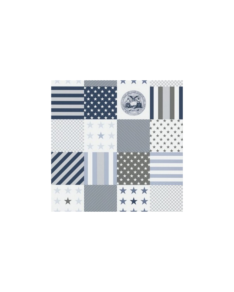 Papel de parede 2800072 STARS PATCH AZUL - COORDONNE