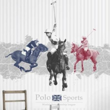 Carta da Parati MURAL POLO LEAGUE - COORDONNE