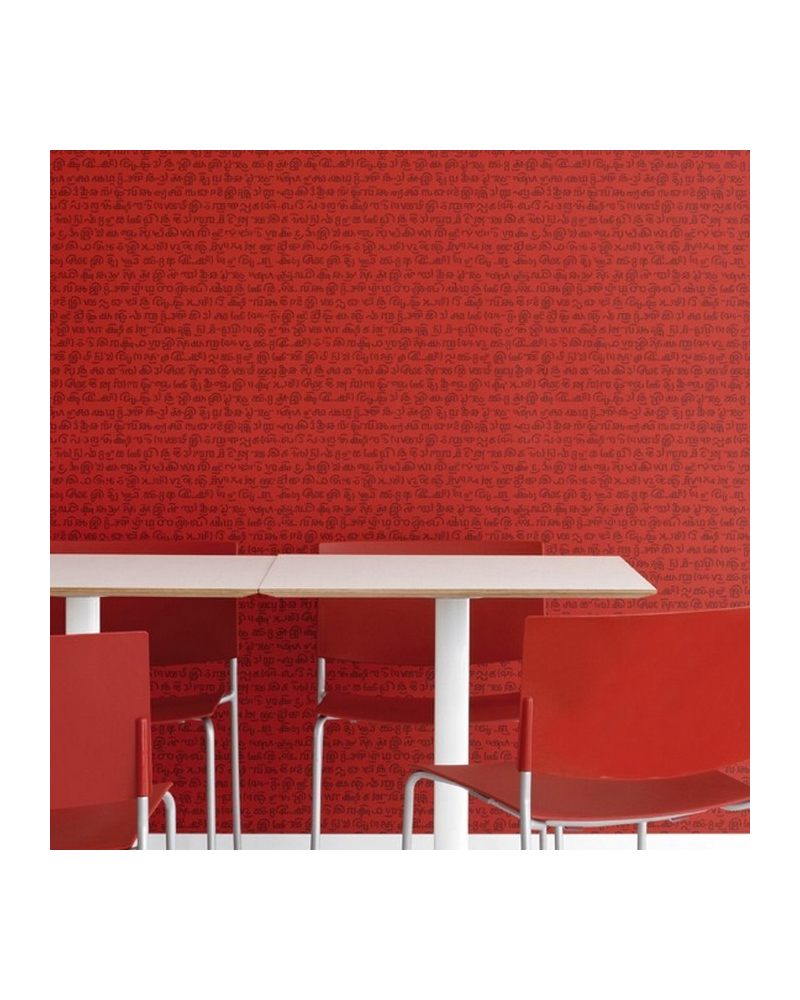 Papel Pintado katmandu-rojo - EQUIPO DRT