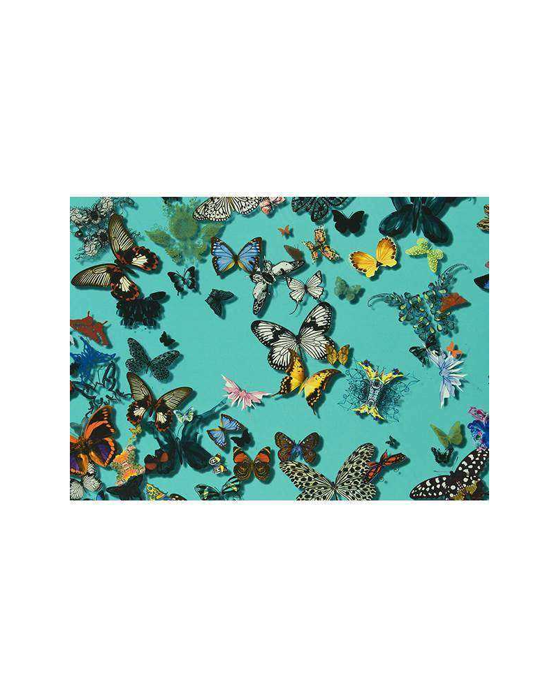 Fabric FCL025-04 BUTTERFLY PARADE - LAGON CHRISTIAN LACROIX