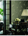 Wallpaper PRL27-04 ASHFIELD FLORAL - GUN METAL - Ralph Lauren Home