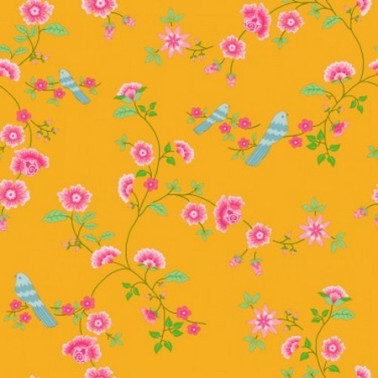 Papel Pintado Bird Branches Yellow 2000115 - COORDONNE