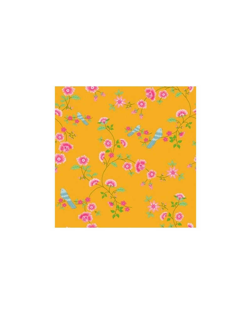 Papel Pintado Bird Branches Yellow 2000115 - COORDONNE