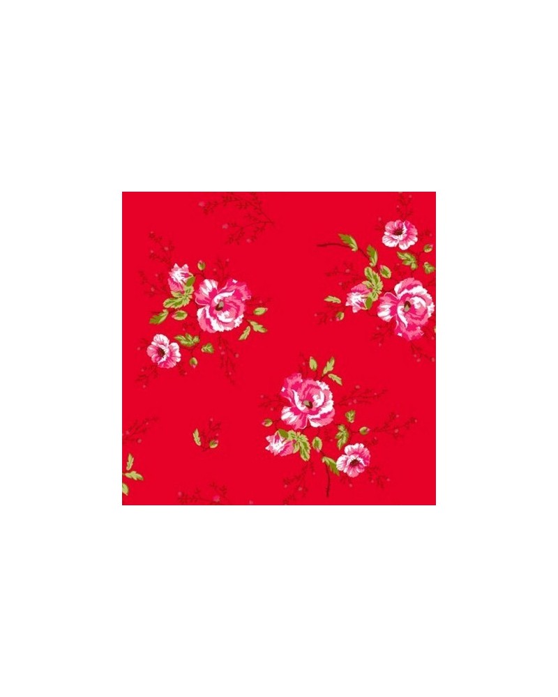 Carta da Parati Winter Poppies Red 2000183 - COORDONNE