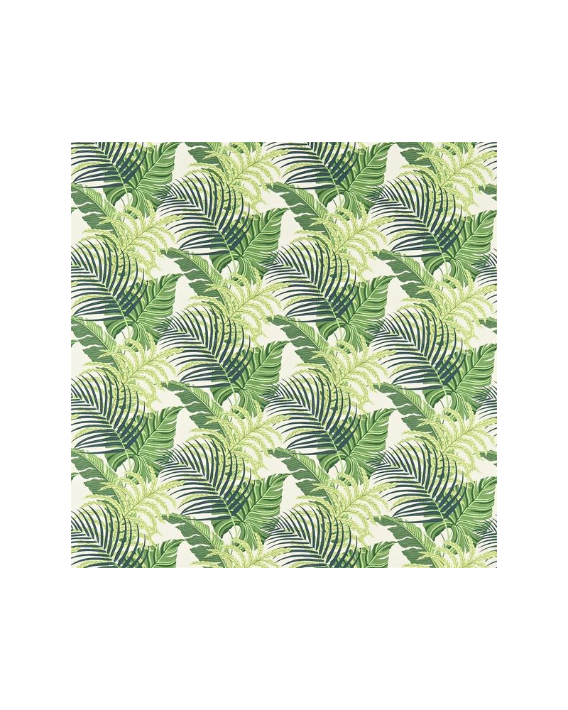 Fabric MANILA DVOY223278-green ivory Sanderson