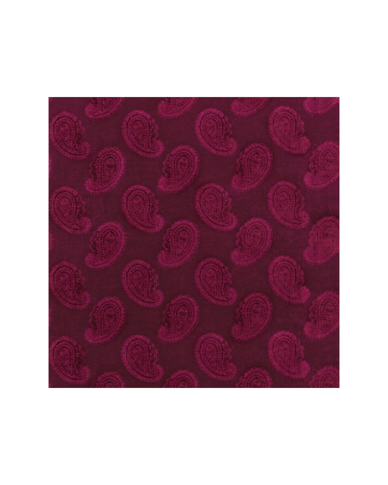 Dekostoff ZJAI331668-burgundy-orissa velvet ZOFFANY