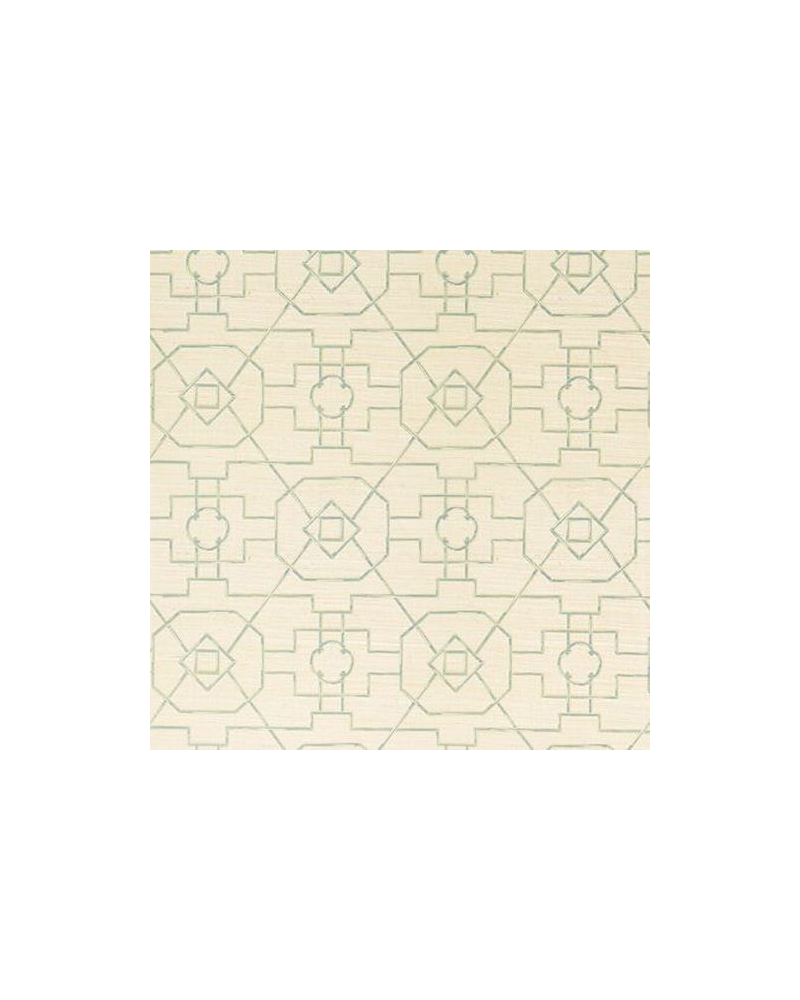 Papier peint T41152-cream aqua-east gate - THIBAUT