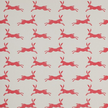 Carta da Parati J135W-01 - March Hare - Red - JANE CHURCHILL