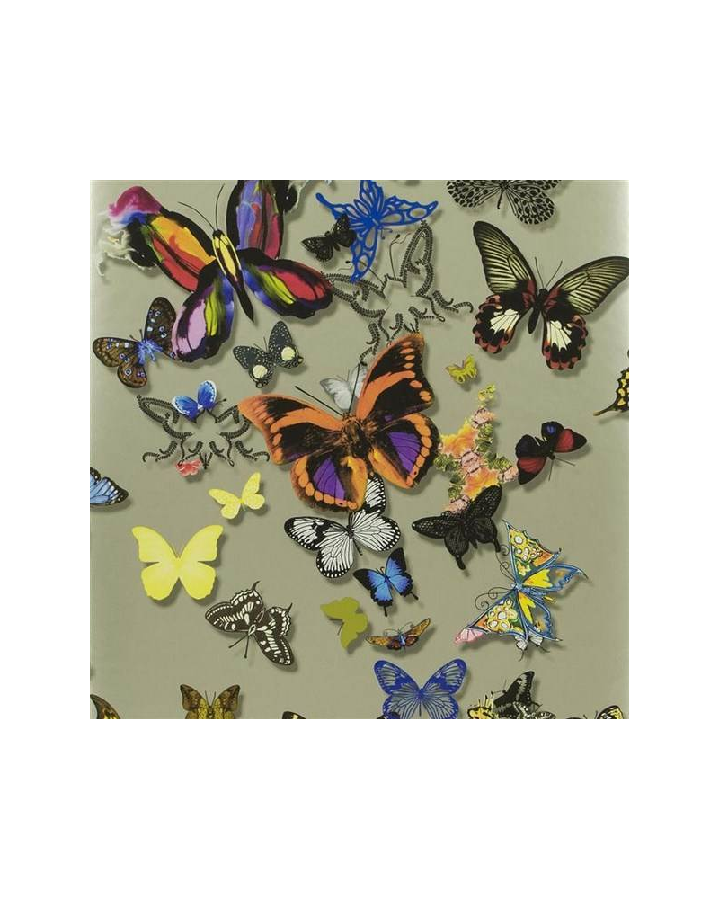 Tapete PCL008-05 BUTTERFLY PARADE - PLATINE - CHRISTIAN LACROIX