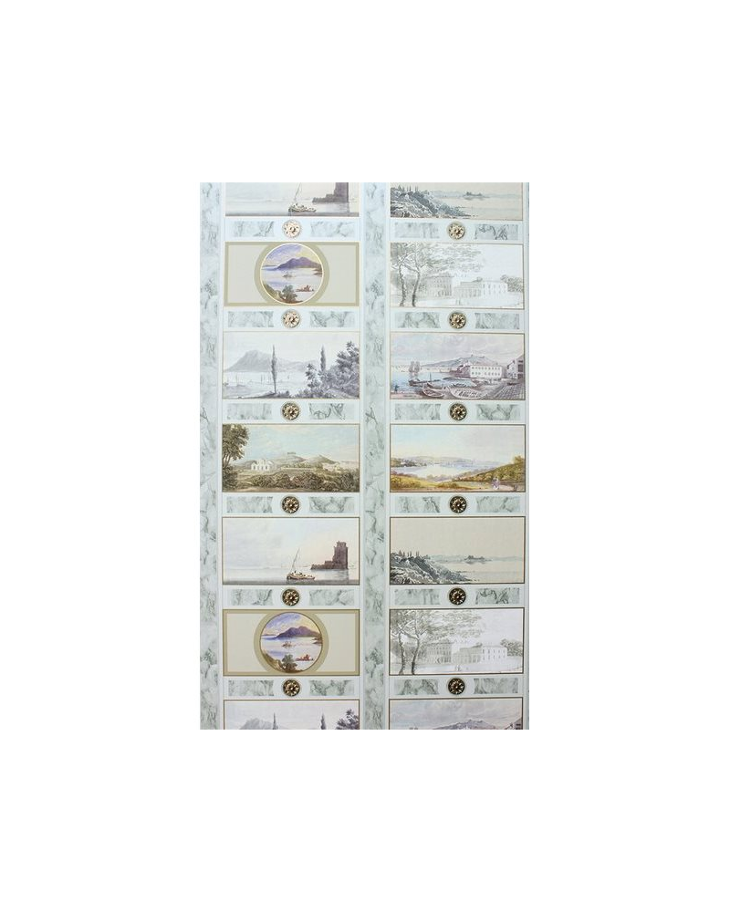 Papel Pintado NCW4200-02-Keightely’s Folio - NINA CAMPBELL