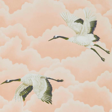 Papier peint 111232-cranes in flight - Harlequin