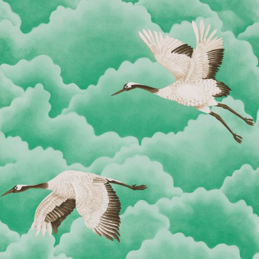 Papier peint 111233-cranes in flight - Harlequin