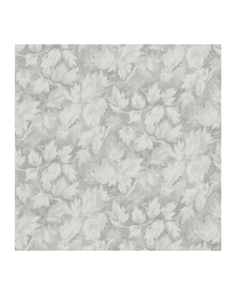 Papier peint PDG679-03 FRESCO LEAF - SILVER - Designers Guild