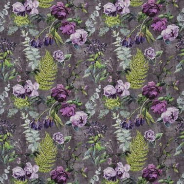 Tessuti FDG2356_02 TULIPANI-AMETHYST Designers Guild