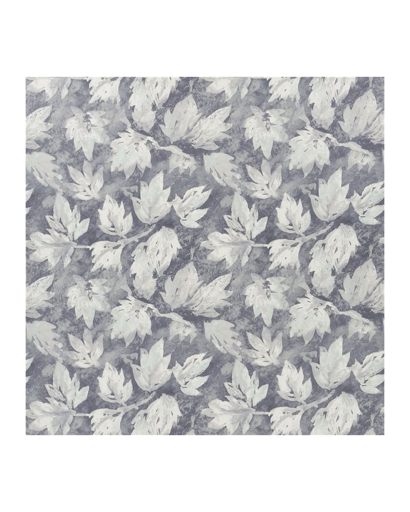 Tessuti FDG2359_02 FRESCO-LEAF-GRAPHITE Designers Guild