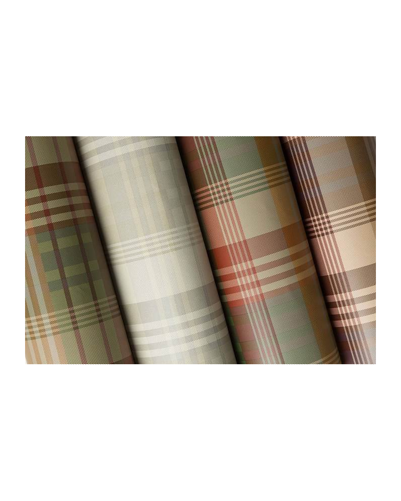 Papel Pintado FG079_V78 ANCIENT TARTAN - MULBERRY