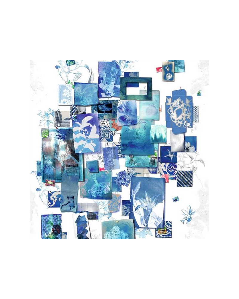 Papier peint PCL700-01 FOLLETE - BLEU DE ROI - CHRISTIAN LACROIX