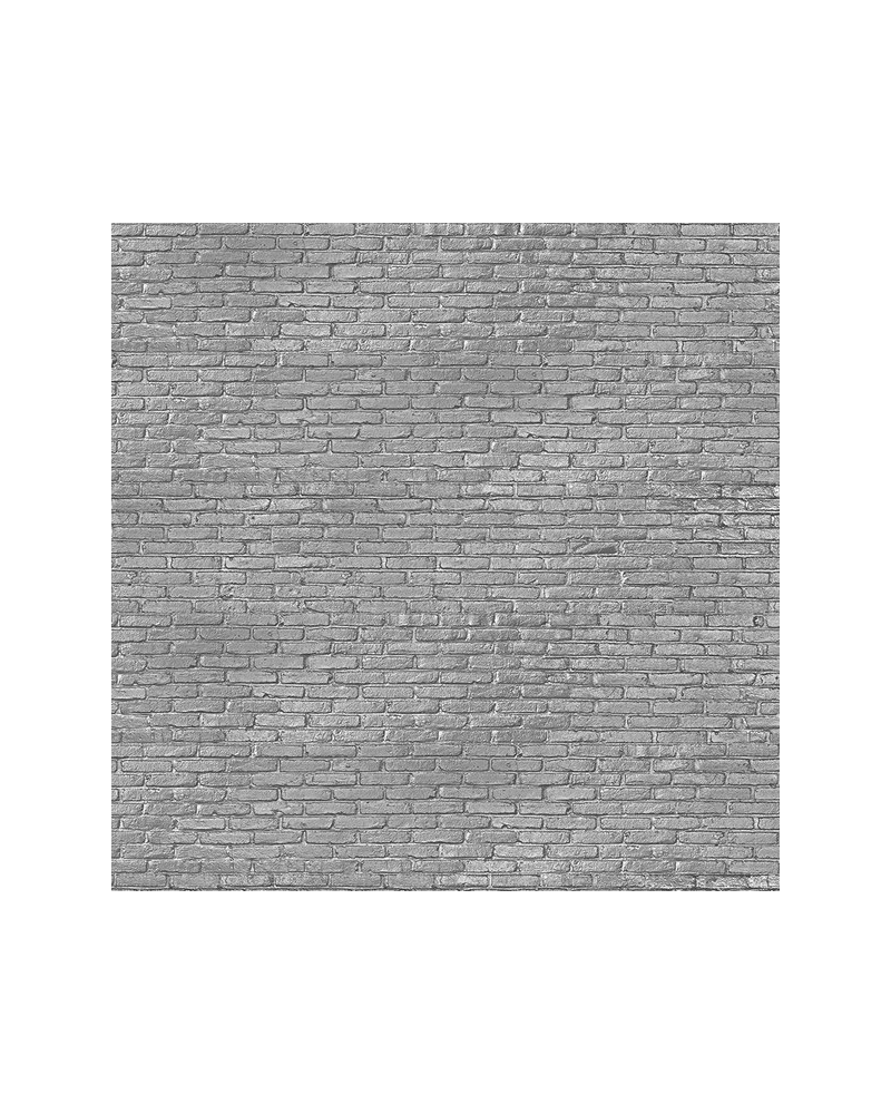 Papel de parede PHM-34 Silver Grey Brick - NLXL