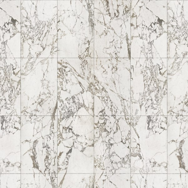 Carta da Parati PHM-41A White Marble Tiles - NLXL