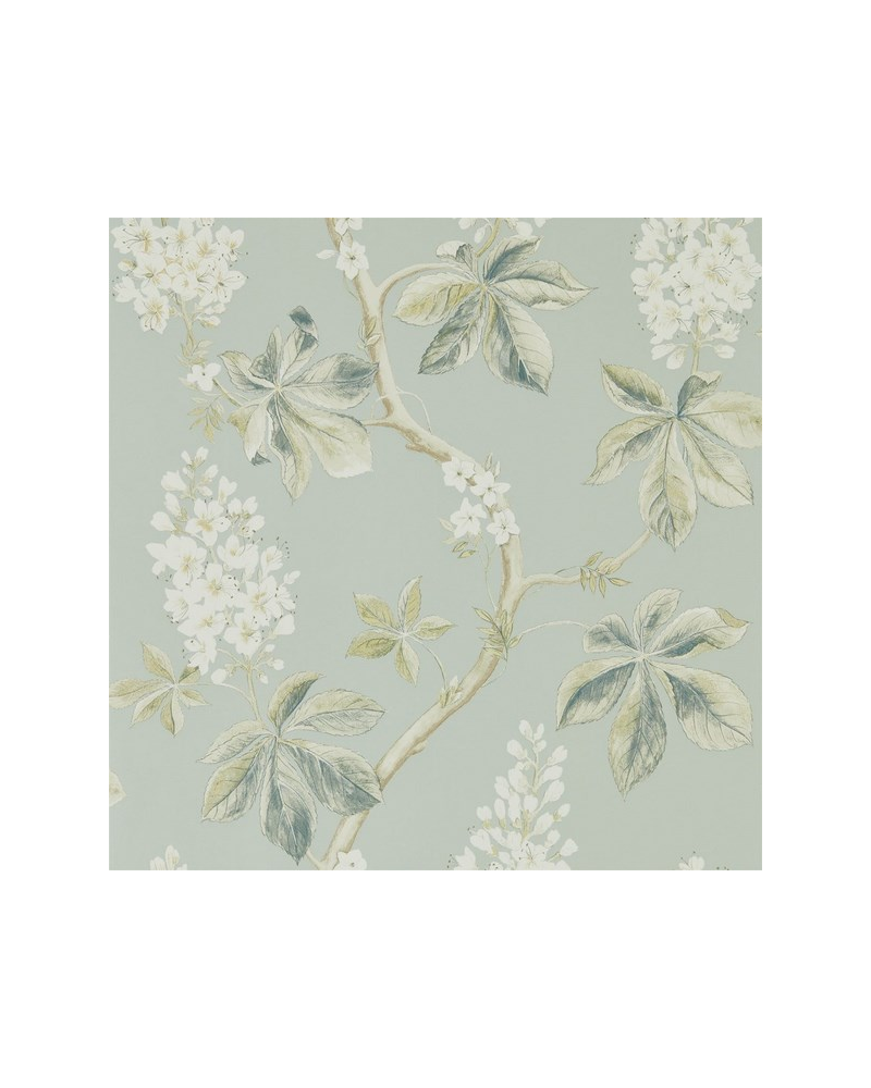 Papier peint CHESTNUT TREE DWOW215708-grey blue sage - Sanderson