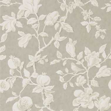 Papel Pintado MAGNOLIA & POMEGRANATE DWOW215722-siver linen - Sanderson