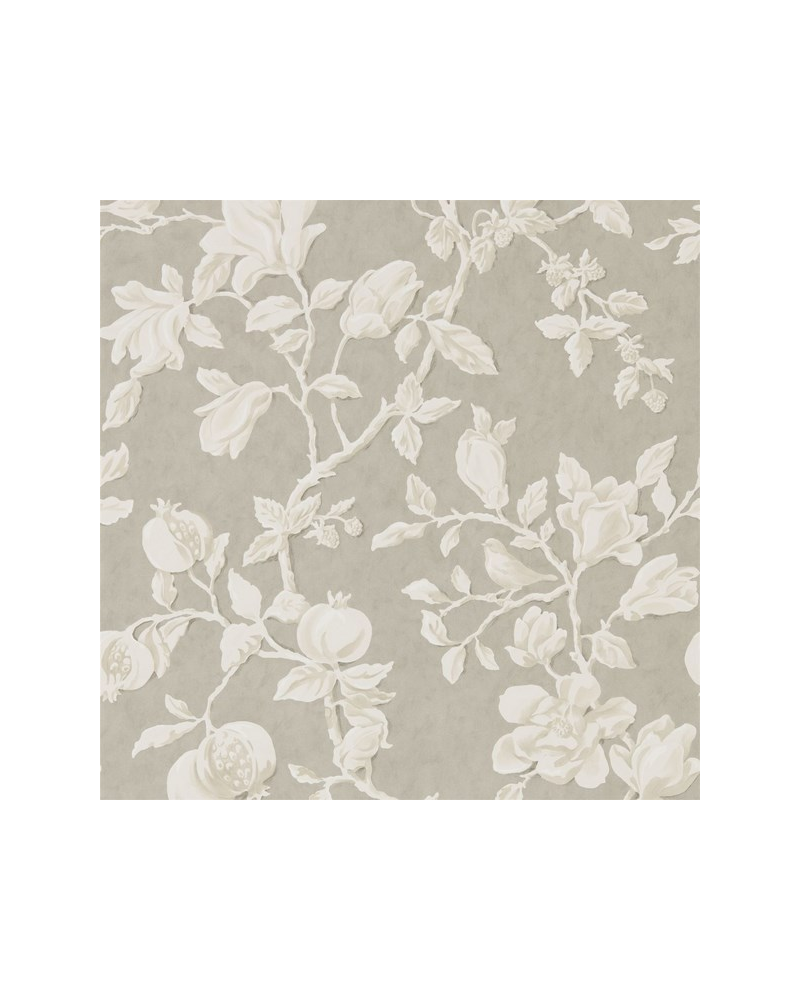 Papel Pintado MAGNOLIA & POMEGRANATE DWOW215722-siver linen - Sanderson