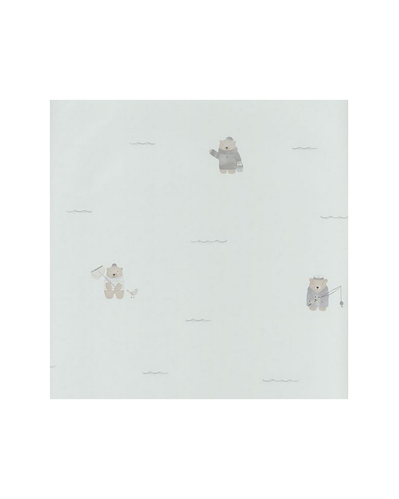 Papel Pintado MLW29701133 OURS PLAGE BEIGE - Casadeco