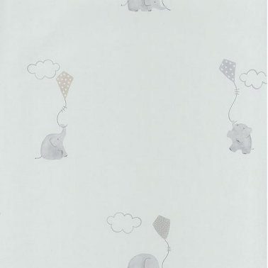 Papier peint MLW29731212 ELEPHANTS BEIGE - Casadeco