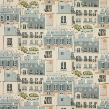 Tessuti 04907-01 LETS TOITS DE PARIS VERT DE GRIS MANUEL CANOVAS