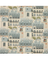 Tessuti 04907-01 LETS TOITS DE PARIS VERT DE GRIS MANUEL CANOVAS