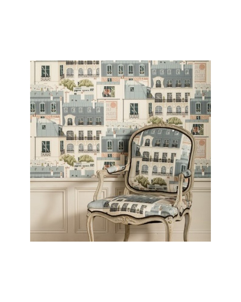 Tela 04907-02 LETS TOITS DE PARIS ARDOISE MANUEL CANOVAS