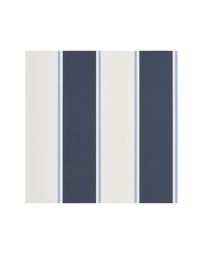 Papel de parede PRL703-03 Mapleton Stripe Midnight - Ralph Lauren Home