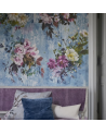 Papel de parede PDG717-03 Aubriet Salte Blue - Designers Guild