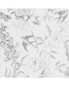 Wallpaper PDG721-01 Sibylla Garden Black and White - Designers Guild