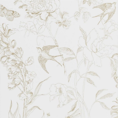 Wallpaper PDG721-02 Sibylla garden Gold - Designers Guild