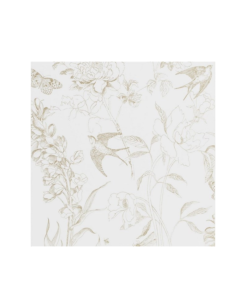 Wallpaper PDG721-02 Sibylla garden Gold - Designers Guild