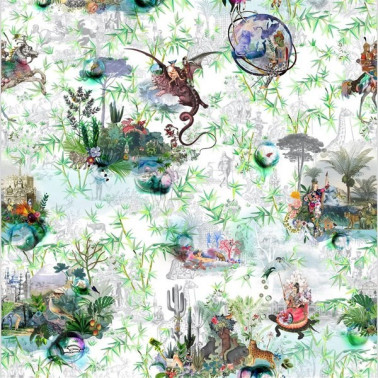 Tapete PLC1003-01 REVERIES VERT BUIS - CHRISTIAN LACROIX