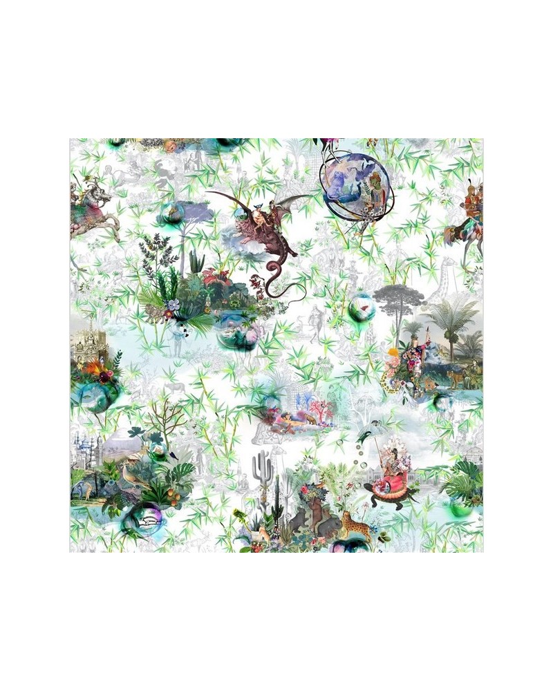 Wallpaper PLC1003-01 REVERIES VERT BUIS - CHRISTIAN LACROIX