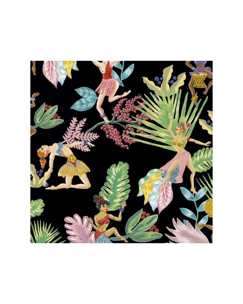 Carta da Parati 5900074 - CALYPSO DANCERS BLACK - COORDONNE