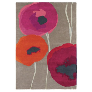 Alfombra POPPIES RED-ORANGE 45700 - Sanderson