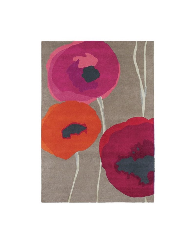 Tappeti POPPIES RED-ORANGE 45700 - Sanderson