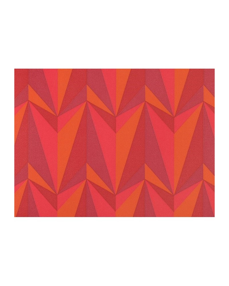 Tapete WK806-04 ORIGAMI-ROCKETS-WALLCOVERING-LAVA - KIRKBY DESIGN