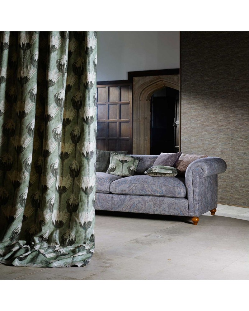 Tecido ZBOL322609 MARKETA Logwood Grey ZOFFANY